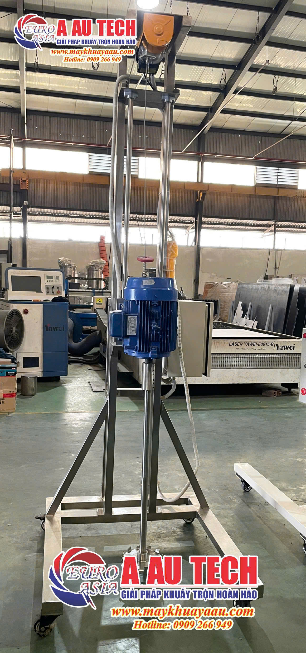 Máy khuấy inox 200 lít