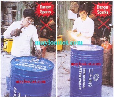 dụng cụ cắt mở nắp thùng phuy