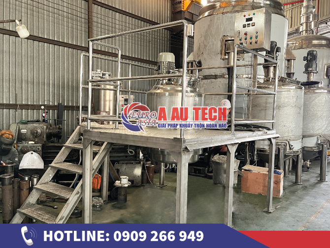 Bồn khuấy gia nhiệt thực phẩm 3 lớp – Hiệu quả và bền bỉ