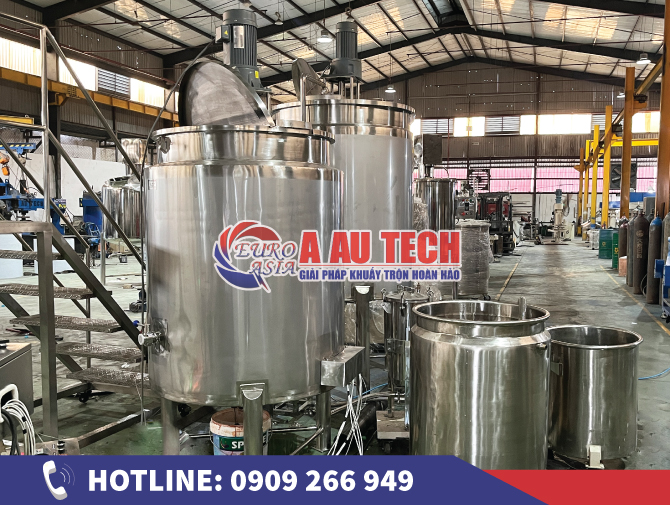 Đơn vị uy tín chuyên sản xuất bồn khuấy gia nhiệt inox tại Việt Nam