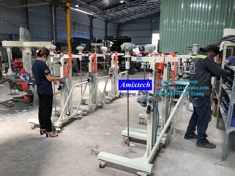 Hướng dẫn chọn máy khuấy khí nén