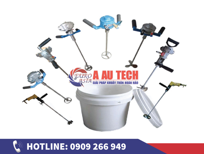 Máy khuấy sơn cầm tay nhỏ gọn, dễ dùng, hiệu suất ổn định
