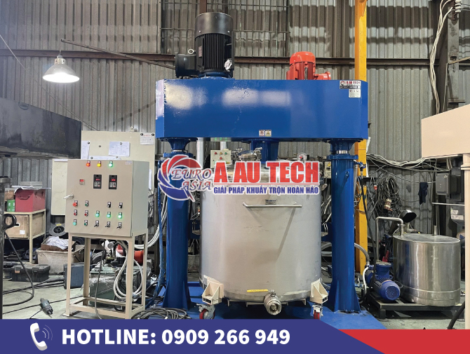 Máy khuấy sơn chân không loại bỏ bọt khí hiệu quả