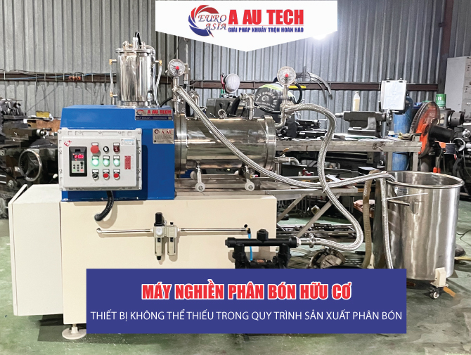 Máy nghiền phân hữu cơ – Thiết bị thiết yếu cho phân bón lỏng