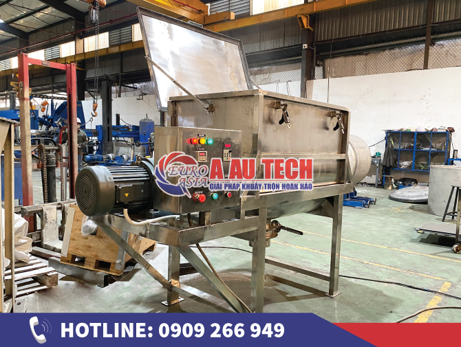Khám phá máy trộn bột công nghiệp nằm ngang cho hiệu quả tối đa