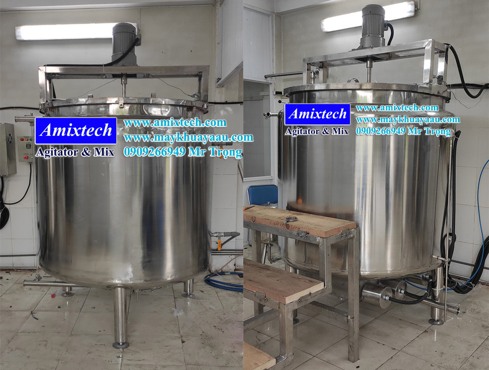Nồi nấu có cánh khuấy 1000 lít