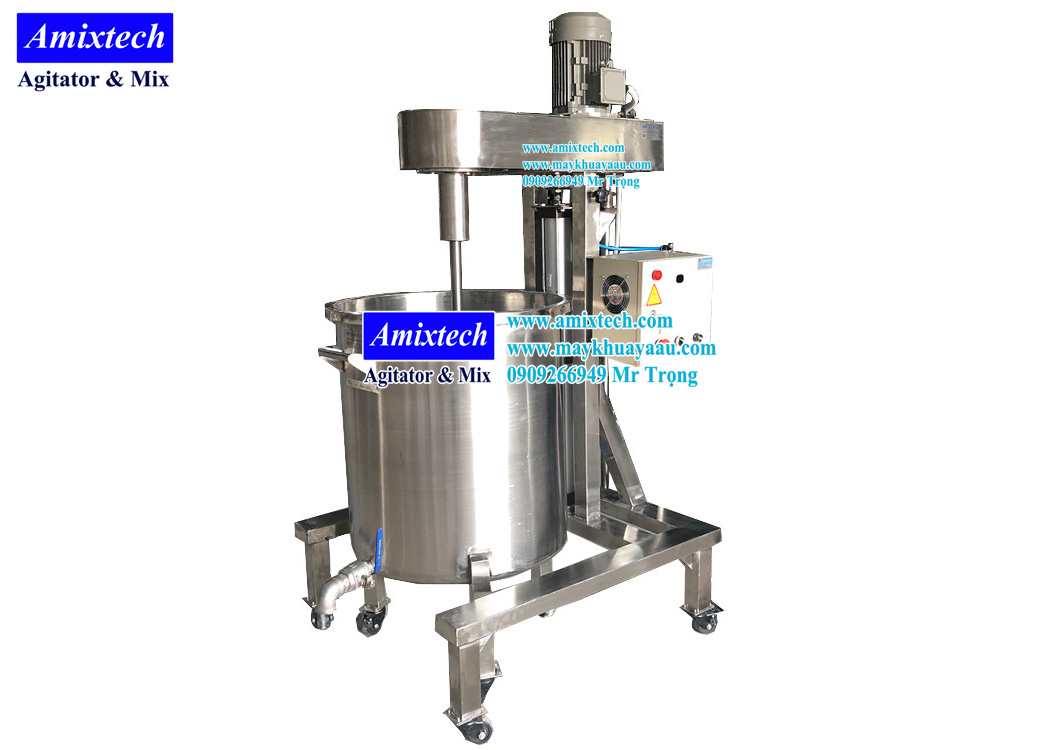Máy khuấy inox nâng hạ
