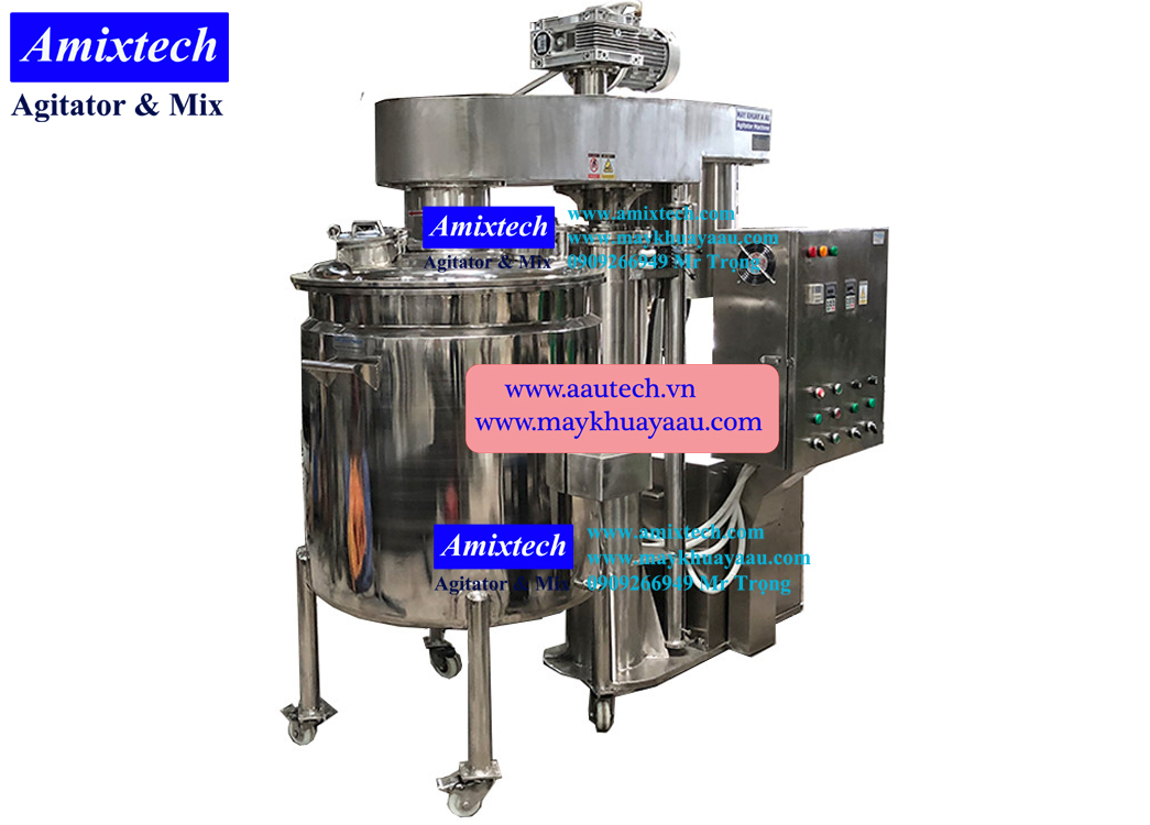 Máy khuấy kèm bồn gia nhiệt