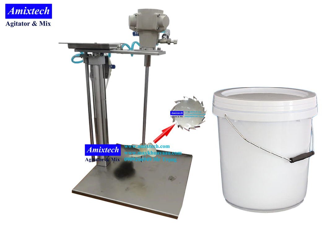 Máy khuấy khí nén 20 lít Amix-K02