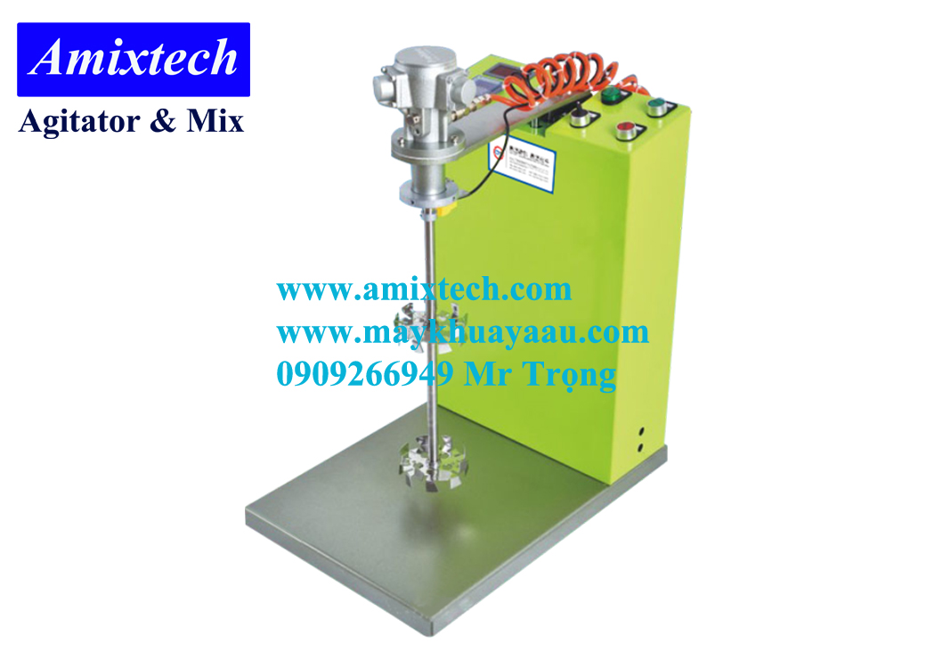 Máy khuấy khí nén hiển thị tốc độ