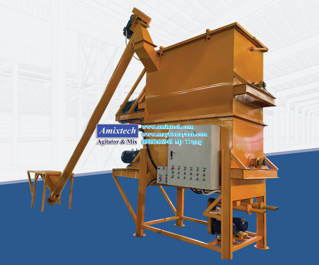 Máy trộn cân đóng gói bột khô