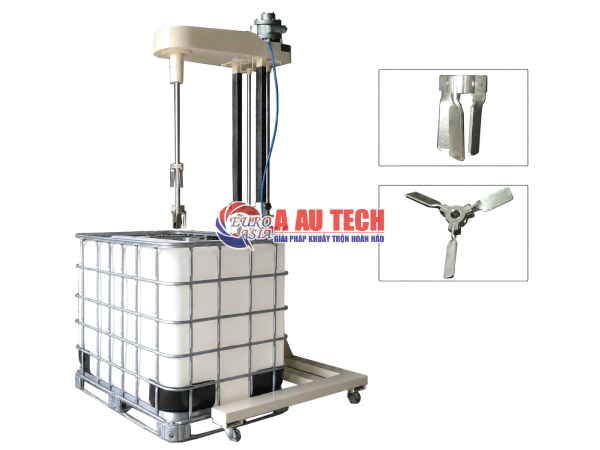 Máy khuấy thùng IBC nâng hạ