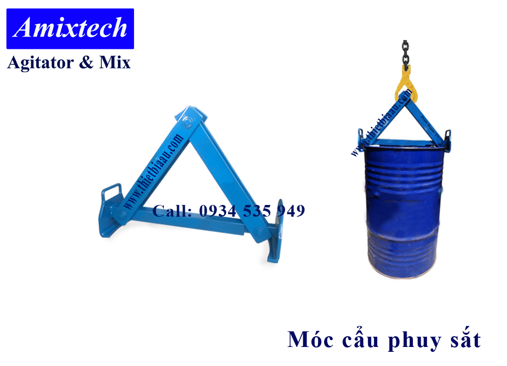 Móc cẩu thùng phuy sắt A8
