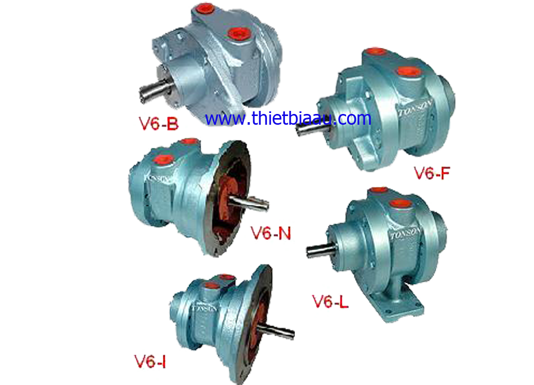 Motor khí nén van v6