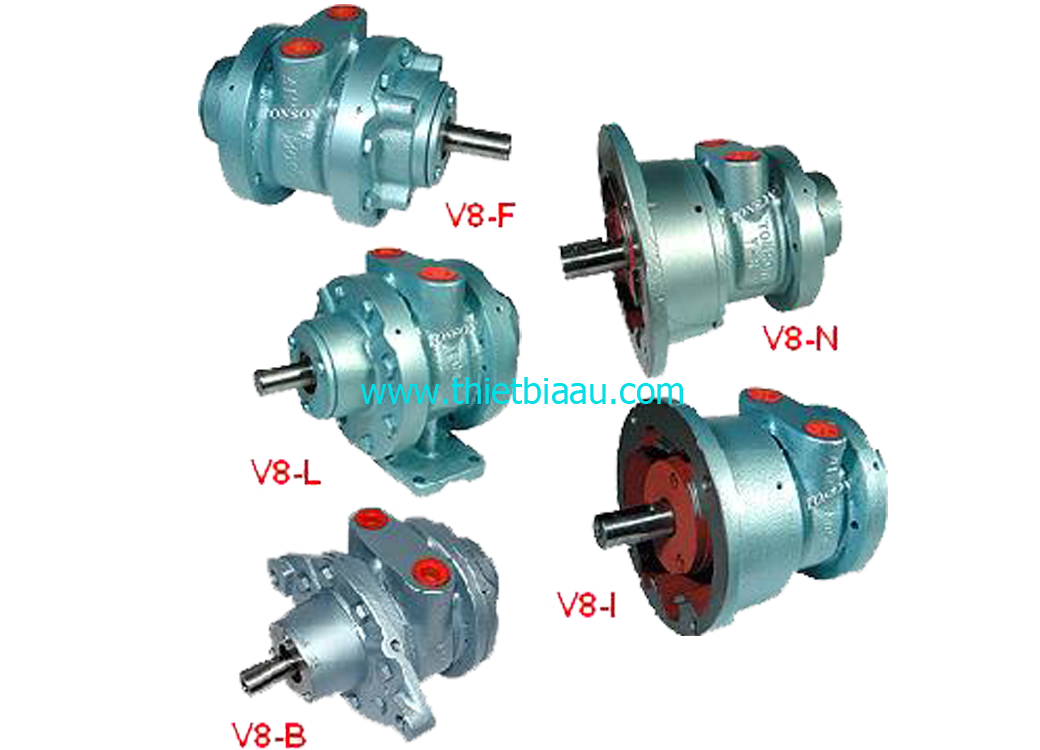 Motor khí nén van v8